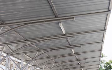 installing Burnt Oak metal roofing